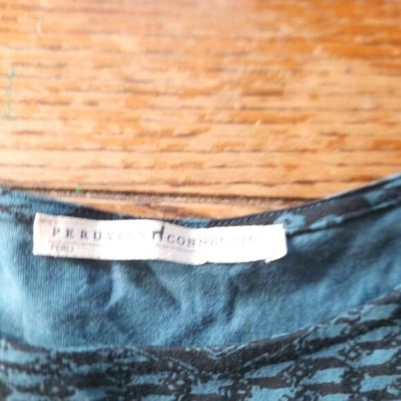 Peruvian Connection Katazome Orla Dress sz Medium - Picture 3 of 5